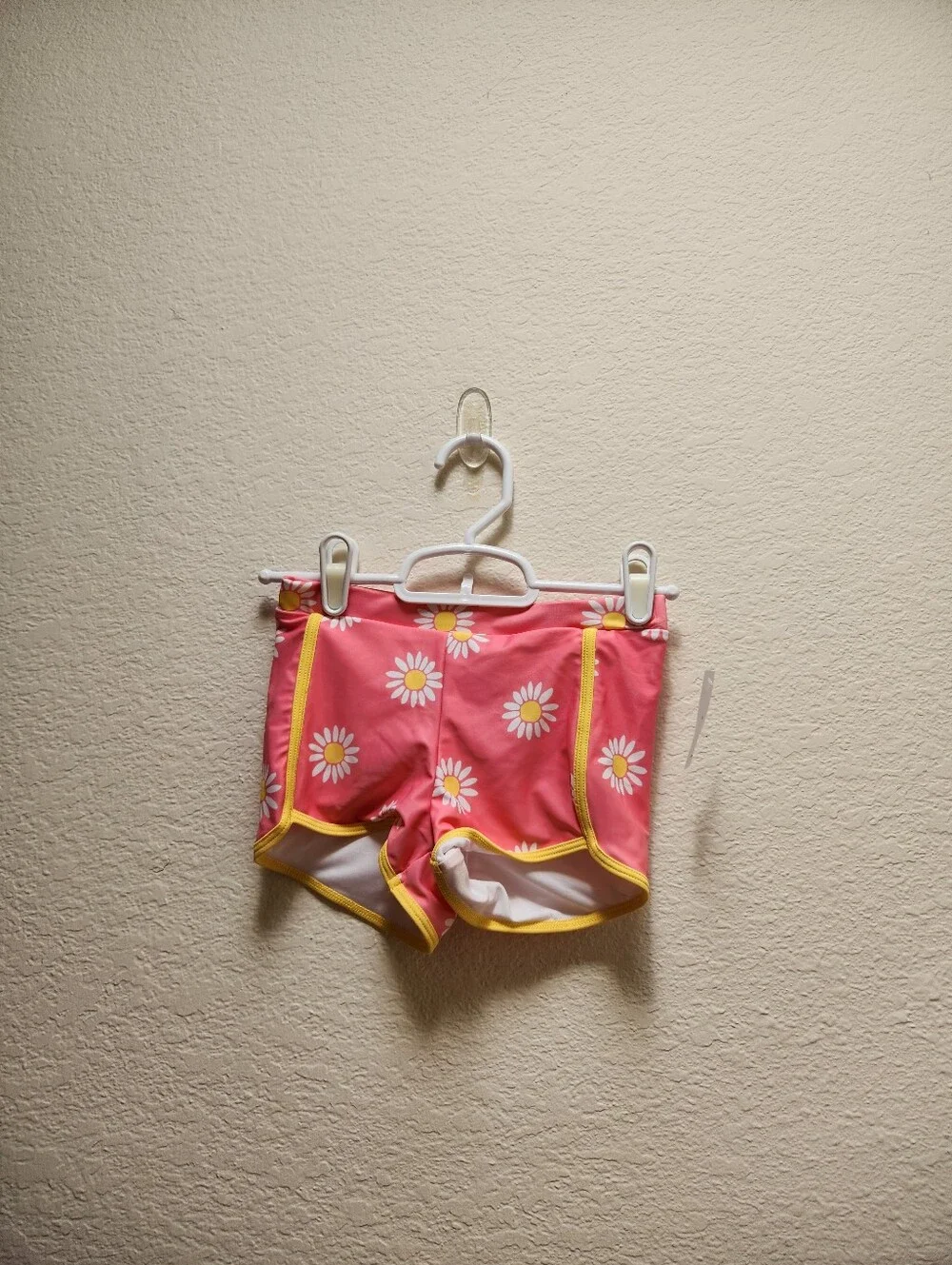 Old Navy Girls 4 Piece Matching Tankini Swim Set Pink Daisy Size Small